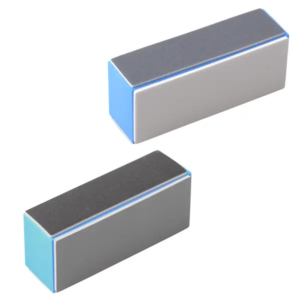 Brusný blok s leštičkou na nehty Sibel 0011341 - 9 x 3,8 cm - 2ks