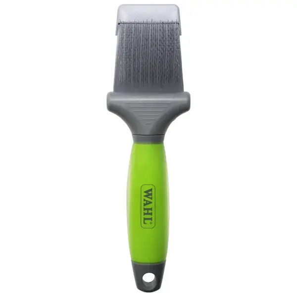 Oboustranný plochý kartáč na zvířecí srst Wahl Premium Slicker Brush - flexibilní (2999-7085) + dárek zdarma