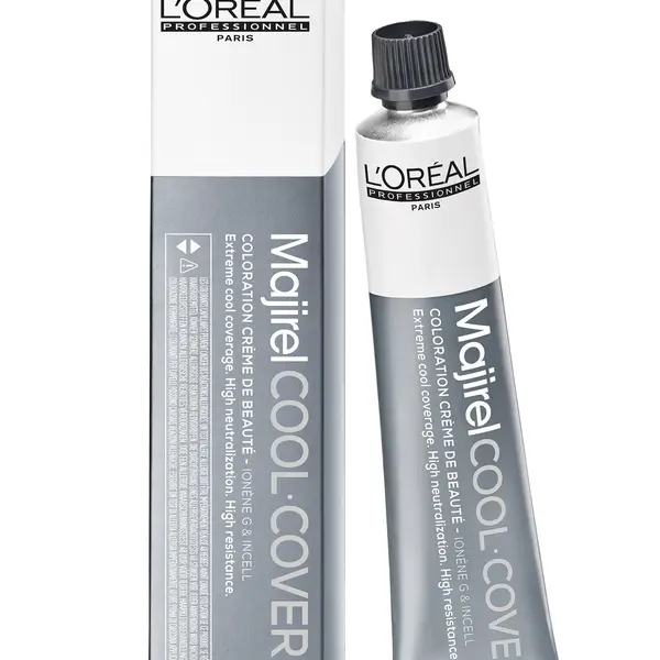 Barva na vlasy Loréal Majirel Cool Cover 50 ml - odstín 4 tmavě hnědá - L’Oréal Professionnel + dárek zdarma