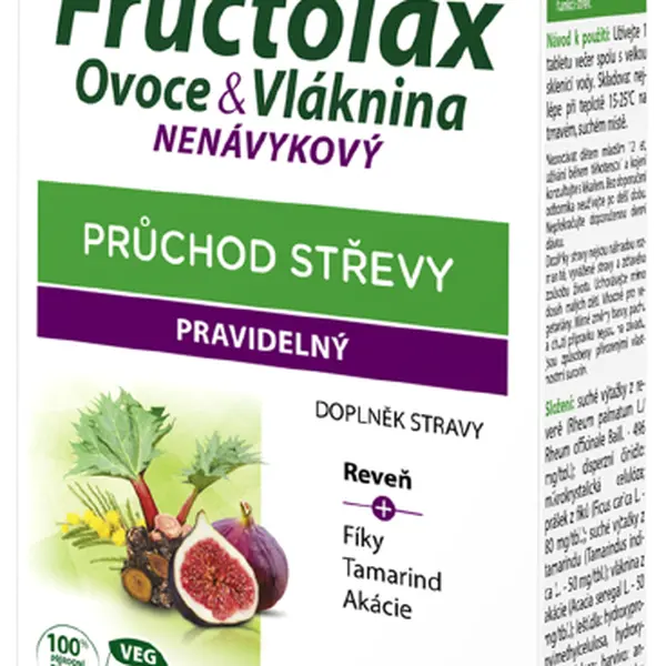 FRUCTOLAX Ovoce&Vláknina 30 tablet