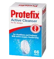 PROTEFIX Aktivní čistící tablety na zubní protézu 66 ks