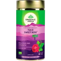 ORGANIC INDIA Sladká růže BIO, plech 50 x 2 g