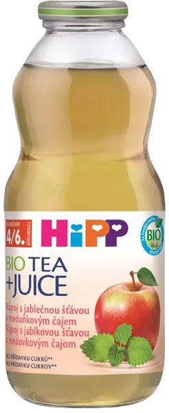 HIPP BIO Jablečná šťáva s meduňkovým čajem 500 ml