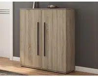 Dvojitý botník Smart, dub sonoma