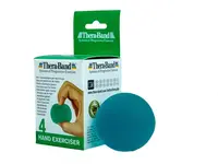 THERABAND Hand Exerciser - posilovač rukou gelová kulička, zelená - středně měkká