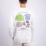 Tričko Gramicci Geared Up L/S Tee WHITE