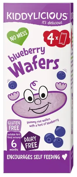 KIDDYLICIOUS oplatky borůvkové mini 4 x 4 g