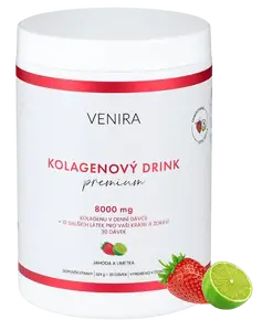 VENIRA Prémiový kolagenový drink jahoda a limetka 30 dávek 324 g