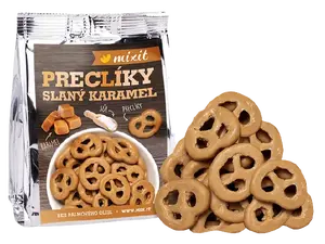 MIXIT preclíky do kapsy Slaný karamel 70 g