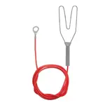Kabel připojovací pro elektrický ohradník - 100 cm