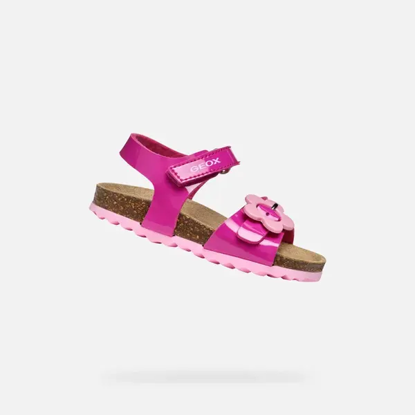 Pink Girls Sandals Geox Chalki - Girls