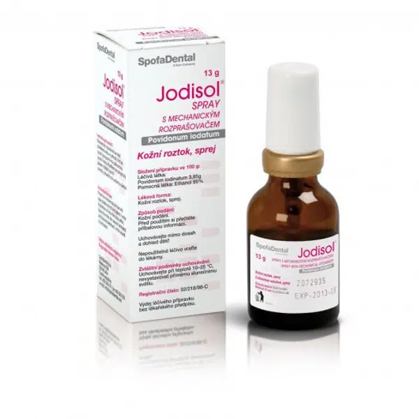Jodisol Spray 38,5mg/g drm spr sol 1x13g