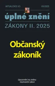 Aktualizace II/3 2025 Občanský zákoník