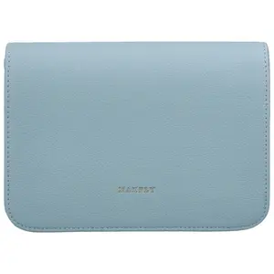 Elegantní dámská koženková crossbody July, světle modrá