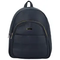 Stylový dámský koženkový kabelko-batoh Emeric, tmavě modrý