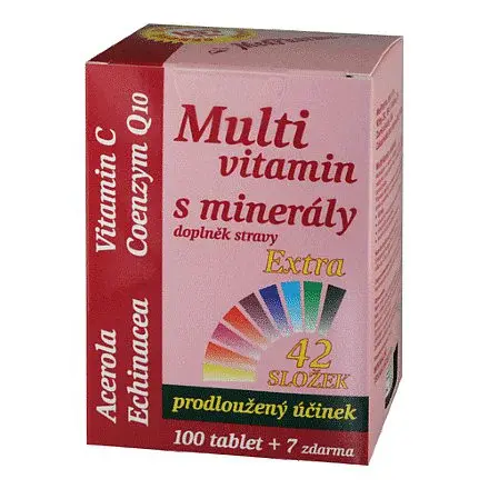 Medpharma Multivitamín S Minerály+extra C Tbl.107
