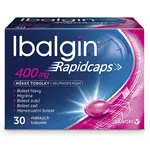 Ibalgin Rapidcaps 400mg 30 měkkých tobolek