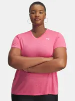 Dámské tričko Under Armour Tech SSV- Twist&-PNK - Dámské