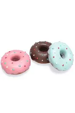 Hračka pes donut latex mix barev 12cm Karlie