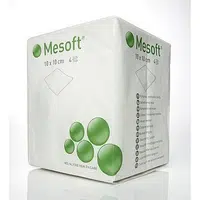 Mesoft 7,5x7,5cm, 100 ks, nesterilní kompresy z netkané t