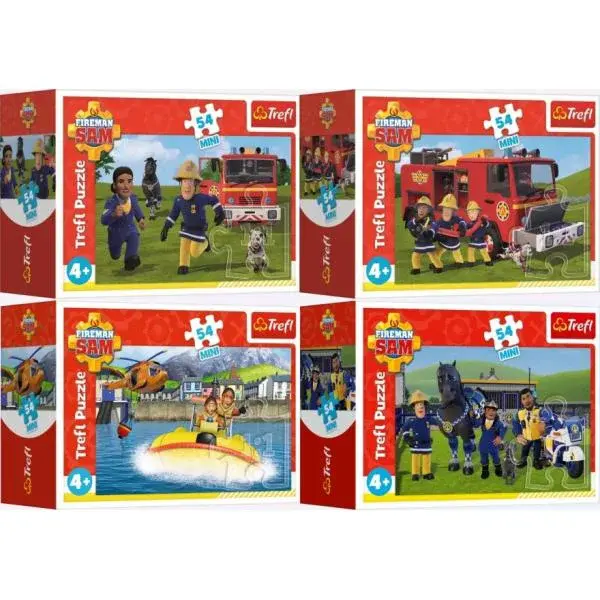 Trefl Mini puzzle 54 dielikov Fireman Sam v pohotovosti