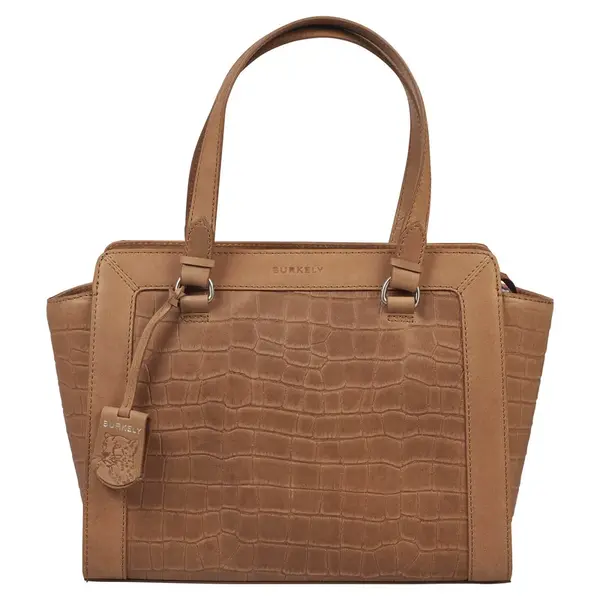 Dámska kožená kabelka Burkely Icone - koňak