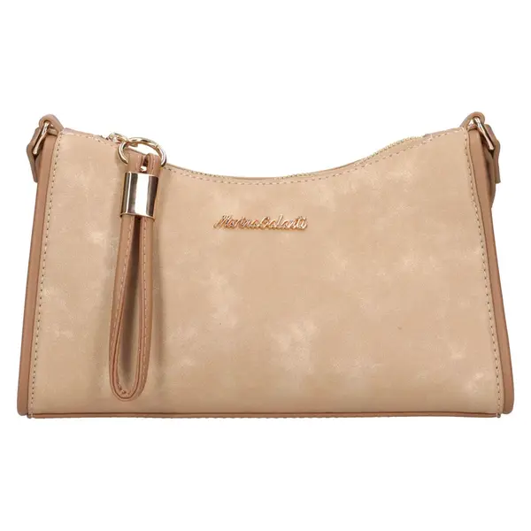 Dámska crossbody kabelka Marina Galanti Mahé - hnedo-zlatá