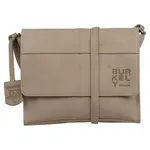 Dámska crossbody kožená kabelka Burkely Samea - béžovo-šedá