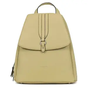 Elegantný dámsky batoh Hexagon Honorine - zeleno-žlutá