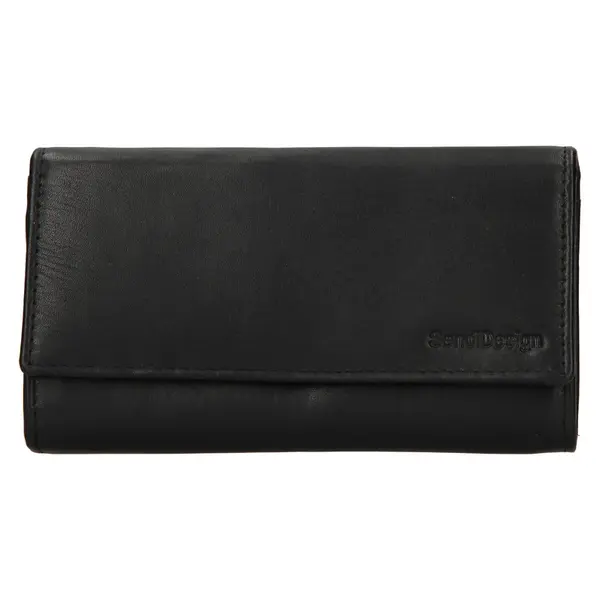 Dámska kožená peňaženka SendiDesign Expeta - čierna