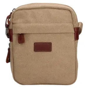 Pánska taška cez rameno Fagola Vincent - béžová