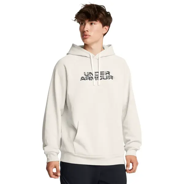 Under Armour Rival Fleece Textured Glitch Hoodie XXL