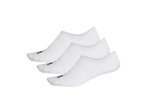 adidas NO-SHOW SOCKS - 3 PAIRS L WHITE/WHITE/WHITE