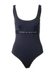 Tommy Hilfiger Underwear Jednodielne plavky  tmavomodrá / ohnivo červená / biela