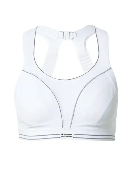 SHOCK ABSORBER Športová podprsenka  sivá / biela