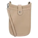 Dámská kožená kabelka na mobil a doklady Italia Simma - béžová