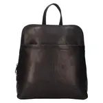 Kožený dámský batoh SendiDesign Valeria - čierny