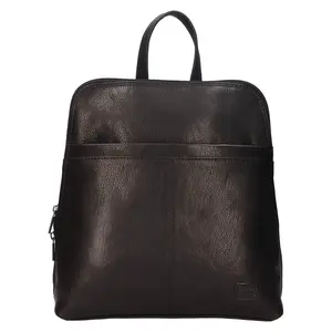 Kožený dámský batoh SendiDesign Valeria - čierny