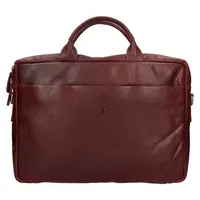 Kožená taška na notebook Greenwood Amos - koňak