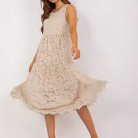 Dress-TW-SK-BI-8246.37X-beige