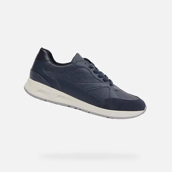 Dark blue women's sneakers Geox Bulmya - Women's