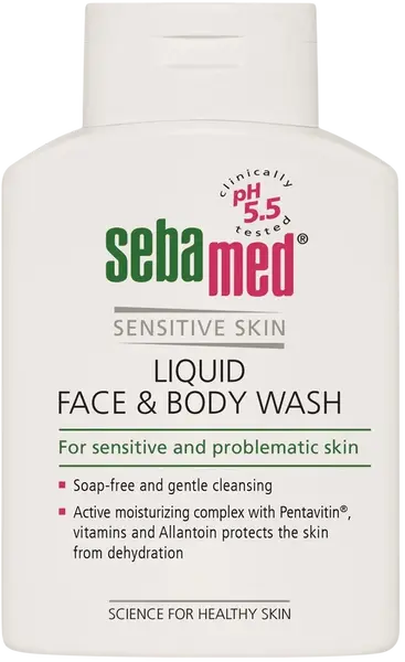 SEBAMED Umývacia emulzia na tvár a telo 200 ml