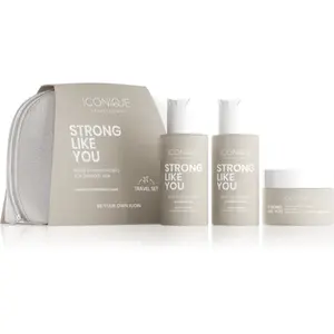 ICONIQUE Professional STRONG LIKE YOU Repair & Strengthening Set cestovná sada pre poškodené vlasy