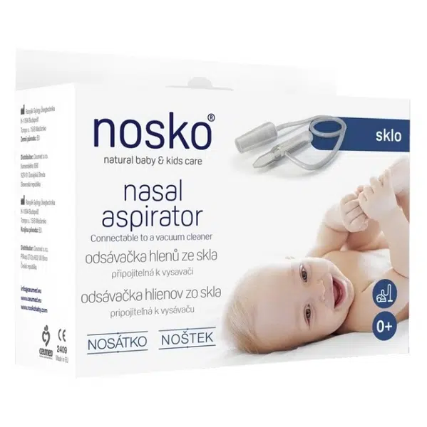 NOSÁTKO Nosní odsávačka skleněná 1 ks