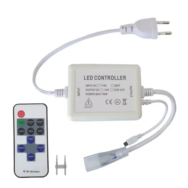 Ovladač pro LED pásek s čipem 5050 IR 230V