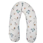 Eko Polštář kojicí Velvet Giraffe blue 180 cm