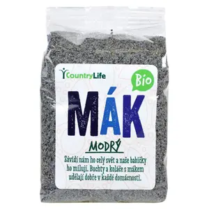 COUNTRY LIFE Mák modrý BIO 250 g