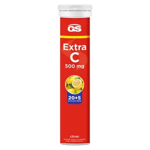 GS Extra C 500 mg citron 20 + 5 šumivých tablet