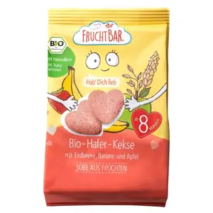 FRUCHTBAR ovesné sušenky s ovocem 8m+ BIO 100 g