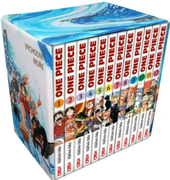 One Piece 1-12 - Sběratelský box, část 1: Východní moře (poškozené) - Eiičiró Oda